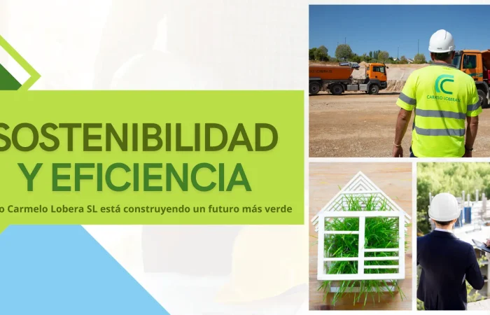 Excavadora ecológica de Carmelo Lobera SL en Zaragoza